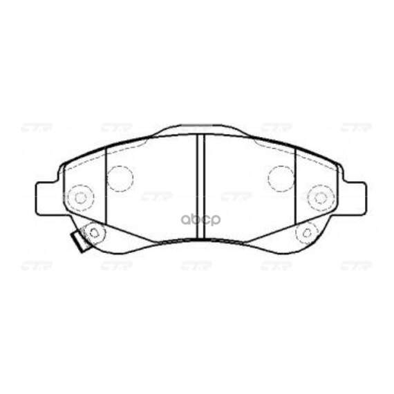 Купить КОЛОДКИ ТОРМОЗНЫЕ ДИСКОВЫЕ ПЕРЕДНИЕ HONDA CR-V 2.0/2.2D/2.4 06 (СТАРЫЙ АРТ. CKHO-73) GK0390