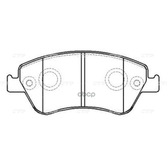 Купить КОЛОДКИ ТОРМОЗНЫЕ ДИСКОВЫЕ ПЕРЕДНИЕ TOYOTA AURIS 1. (СТАРЫЙ АРТ. CKT-53) GK1067