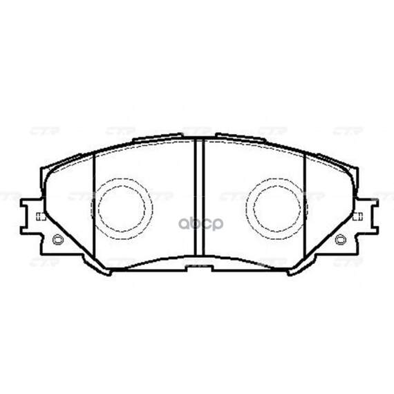 Купить КОЛОДКИ ТОРМОЗНЫЕ ДИСКОВЫЕ ПЕРЕДНИЕ TOYOTA RAV4 2.4 06 (СТАРЫЙ АРТ. CKT-48) GK1062