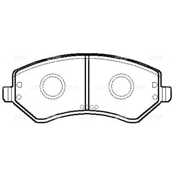 Купить КОЛОДКИ ТОРМОЗНЫЕ ДИСКОВЫЕ ПЕРЕДНИЕ DODGE CARAVAN/GRAND CARAVAN, JEEP CHEROKEE 2.4-3.8 V6/2.5CDI 00 (СТАРЫЙ АРТ. CKCR-4) GK0090