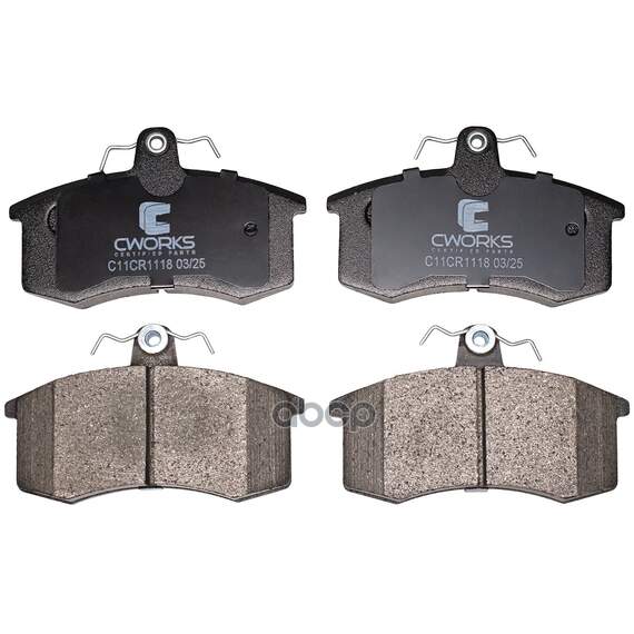 Купить ТОРМОЗНЫЕ КОЛОДКИ ПЕРЕДНИЕ LOW METALLIC C11CR1118