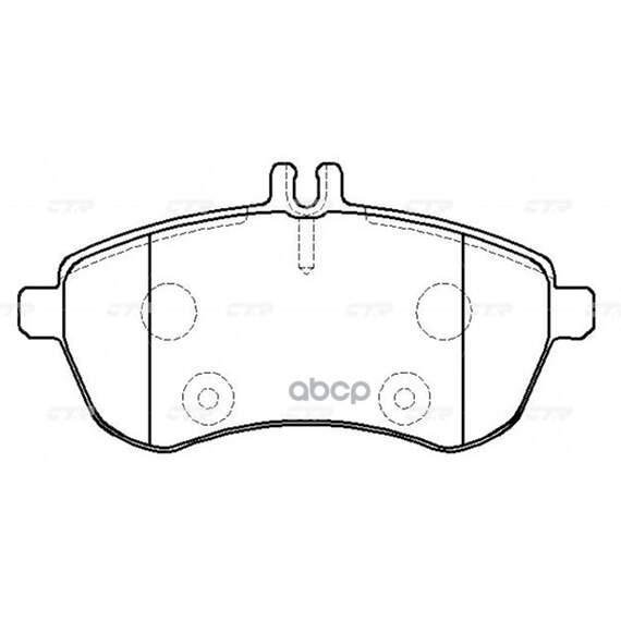Купить КОЛОДКИ ТОРМОЗНЫЕ ДИСКОВЫЕ ПЕРЕДНИЕ MB W204 1.8-2.3 07 (СТАРЫЙ АРТ. CKBZ-55) GK0082
