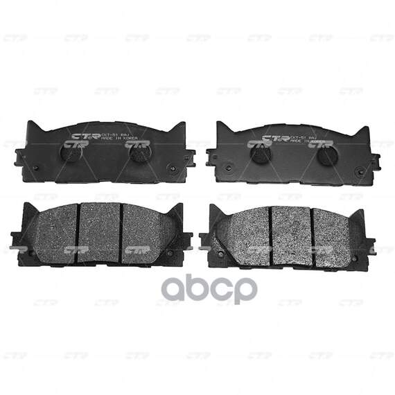 Купить КОЛОДКИ ТОРМОЗНЫЕ ДИСКОВЫЕ ПЕРЕДНИЕ TOYOTA CAMRY 2.4/3.5 V6 07 (СТАРЫЙ АРТ. CKT-51) GK1065