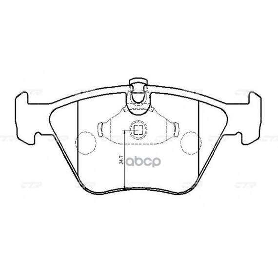 Купить КОЛОДКИ ТОРМОЗНЫЕ ДИСКОВЫЕ BMW E39 520I/523I/535I (СТАРЫЙ АРТ. CKB-4) GK0004