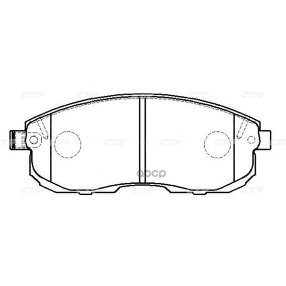Купить КОЛОДКИ ТОРМОЗНЫЕ ПЕРЕД. С ИНД.ИЗНОСА NISSAN JUKE/MAXIMA/TEANA/TIIDA/SUZUKI SX4 (СТАРЫЙ АРТ. CKN-16) GK0731