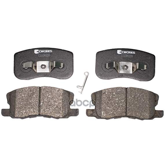 Купить ТОРМОЗНЫЕ КОЛОДКИ ПЕРЕДНИЕ, LOW METALLIC C11CR0239