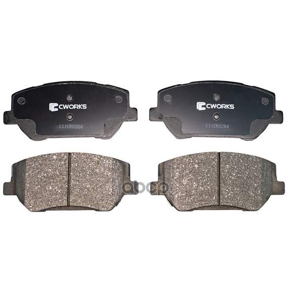 Купить ТОРМОЗНЫЕ КОЛОДКИ ПЕРЕДНИЕ, LOW METALLIC C11CR0264