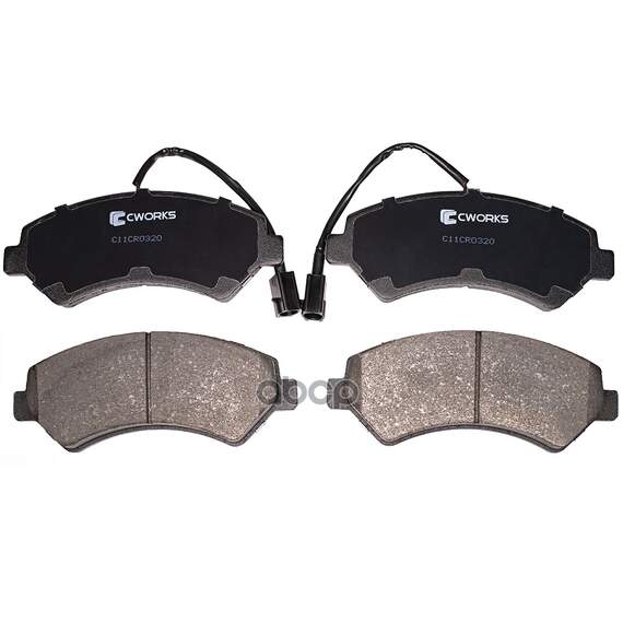 Купить ТОРМОЗНЫЕ КОЛОДКИ ПЕРЕДНИЕ C11CR0320