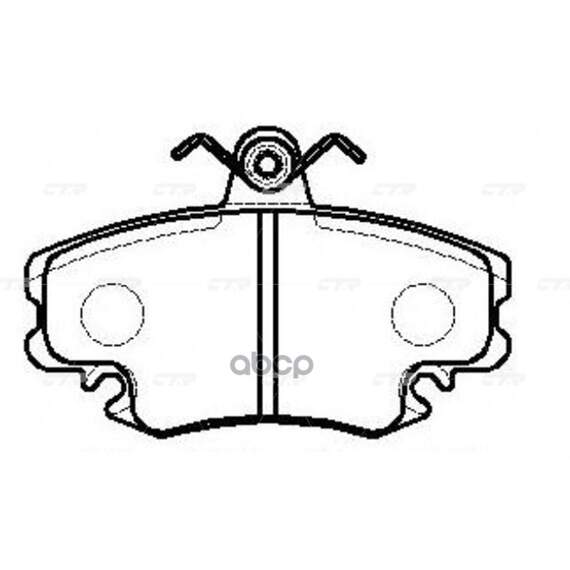 Купить КОЛОДКИ ТОРМОЗНЫЕ ДИСКОВЫЕ RENAULT LOGAN 04-/SANDERO 08-/CLIO 91- (СТАРЫЙ АРТ. CKRN-17) GK0925