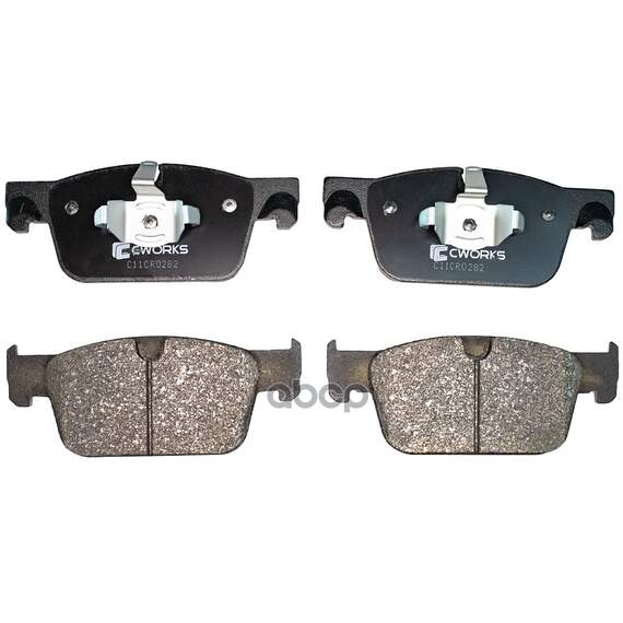 Купить ТОРМОЗНЫЕ КОЛОДКИ ПЕРЕДНИЕ, LOW METALLIC C11CR0282