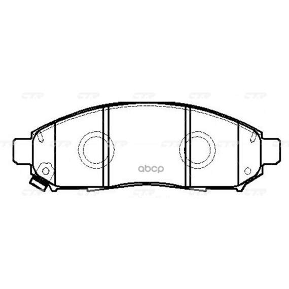 Купить КОЛОДКИ ТОРМОЗНЫЕ ДИСКОВЫЕ NISSAN NAVARA/PATHFINDER 2.5D 05- (СТАРЫЙ АРТ. CKN-18) GK0733