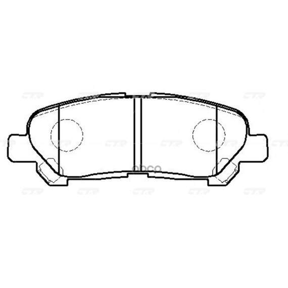 Купить КОЛОДКИ ТОРМОЗНЫЕ ДИСКОВЫЕ ЗАДНИЕ TOYOTA HIGHLANDER 2.7/3.5 09 (СТАРЫЙ АРТ. CKT-70) GK1083