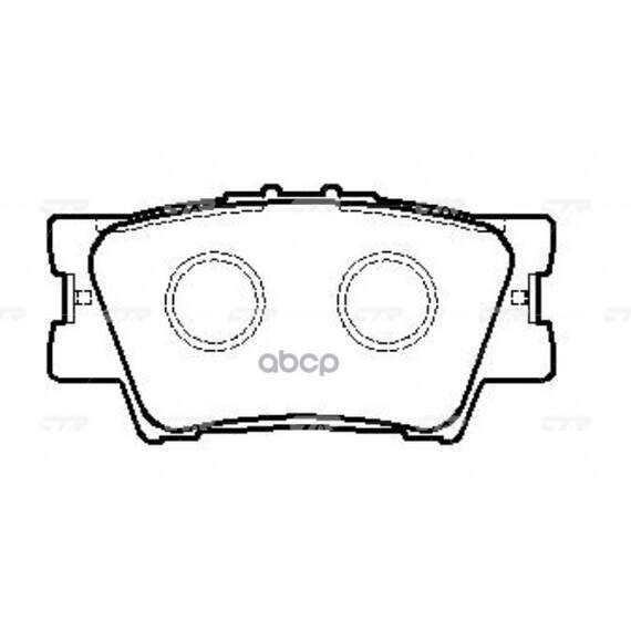 Купить КОЛОДКИ ТОРМОЗНЫЕ ДИСКОВЫЕ ЗАДНИЕ TOYOTA RAV4 2.0/2.2 D-4D 06 (СТАРЫЙ АРТ. CKT-50) GK1064