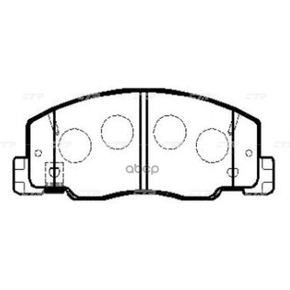 Купить КОЛОДКИ ТОРМОЗНЫЕ ДИСКОВЫЕ (СТАРЫЙ АРТ. CKT-27) GK1041