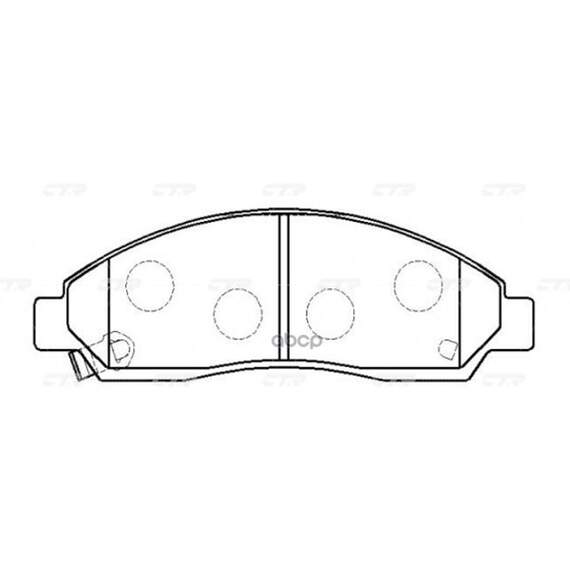 Купить КОЛОДКИ ТОРМОЗНЫЕ ДИСКОВЫЕ ПЕРЕДНИЕ ISUZU D-MAX 2.4/3.5/2.5D/3.0D V6 02 (СТАРЫЙ АРТ. CKIS-4) GK0406
