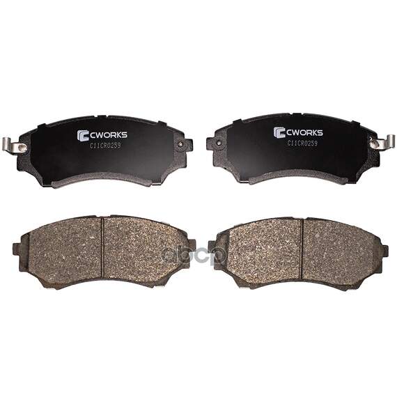 Купить ТОРМОЗНЫЕ КОЛОДКИ ПЕРЕДНИЕ, LOW METALLIC C11CR0259
