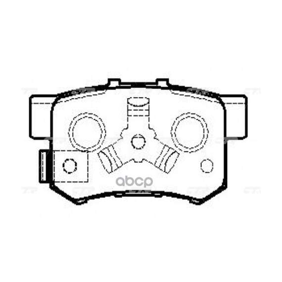 Купить КОЛОДКИ ТОРМОЗНЫЕ ДИСКОВЫЕ ЗАДНИЕ HONDA ACCORD 1.8-2.3/2.0TD 90-99, ROVER 600 1.8-2.3 93 (СТАРЫЙ АРТ. CKHO-22) GK0339