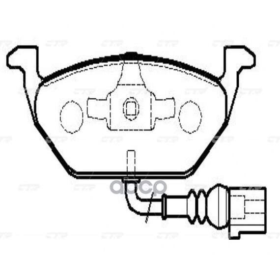 Купить КОЛОДКИ ТОРМОЗНЫЕ ДИСКОВЫЕ ПЕРЕДНИЕ AUDI A3 1.6-1.9TD 96-03, SKODA OCTAVIA 1.4/1.6 96-00 (СТАРЫЙ АРТ. CKVW-2) GK1229