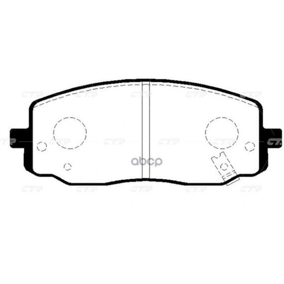 Купить КОЛОДКИ ТОРМОЗНЫЕ ДИСКОВЫЕ ПЕРЕДНИЕ KIA PICANTO 1.0/1.1D 04 (СТАРЫЙ АРТ. CKKK-26) GK0532