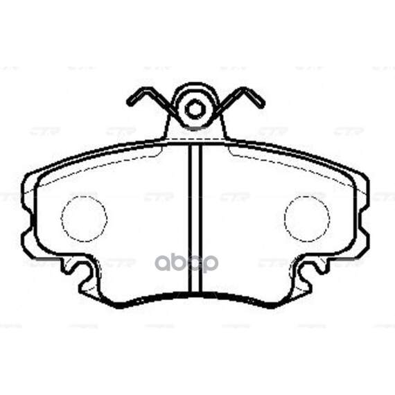 Купить КОЛОДКИ ТОРМОЗНЫЕ ДИСКОВЫЕ ПЕРЕДНИЕ RENAULT CLIO 91/R19 92-96, PEUGEOT 205/309 1.9GTI 98 (СТАРЫЙ АРТ. CKRN-1) GK0909
