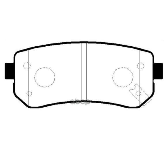 Купить КОЛОДКИ ТОРМОЗНЫЕ ДИСКОВЫЕ ЗАДНИЕ HYUNDAI ACCENT, KIA RIO 1.4I/1.6I 16V/1.5CRDI 05 (СТАРЫЙ АРТ. CKKK-36) GK0542