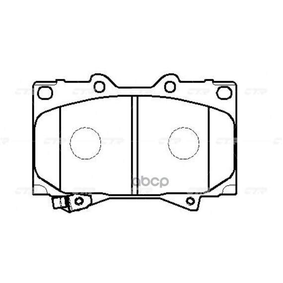 Купить КОЛОДКИ ТОРМОЗНЫЕ ДИСКОВЫЕ TOYOTA LAND CRUISER 4.2D 9098/4.2D/4.7 98 (СТАРЫЙ АРТ. CKT-29) GK1043