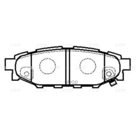 Купить КОЛОДКИ ТОРМОЗНЫЕ ДИСКОВЫЕ ЗАД. SUBARU LEGACY 03/OUTBACK 03 2.0/2.5 (СТАРЫЙ АРТ. CKSU-13) GK1000
