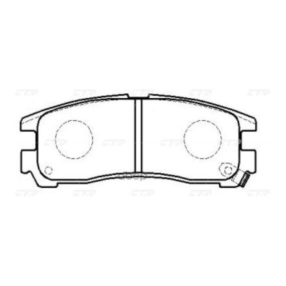 Купить КОЛОДКИ ТОРМОЗНЫЕ ДИСКОВЫЕ ЗАДНИЕ MITSUBISHI GALANT 1.8-2.5/2.0D/GDI 92-00/ECLIPSE 95 (СТАРЫЙ АРТ. CKM-6) GK0574