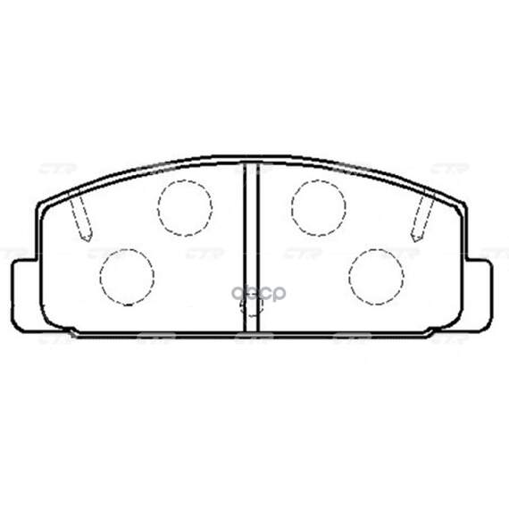 Купить КОЛОДКИ ТОРМОЗНЫЕ ДИСКОВЫЕ ЗАДНИЕ MAZDA RX-7 III 2.6 ROTARY TWINTURBO 92-96 (СТАРЫЙ АРТ. CKMZ-49) GK0695