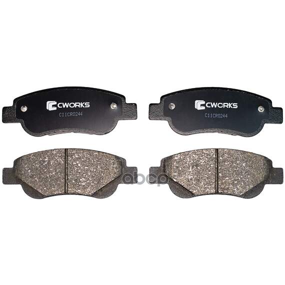 Купить ТОРМОЗНЫЕ КОЛОДКИ ПЕРЕДНИЕ, LOW METALLIC C11CR0244