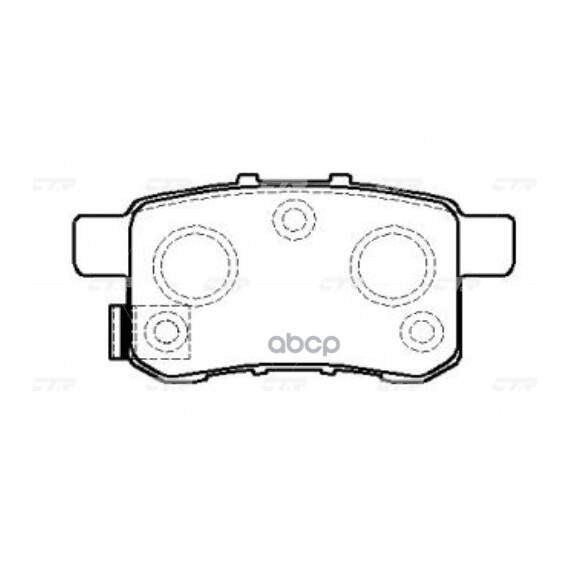 Купить КОЛОДКИ ТОРМОЗНЫЕ ДИСКОВЫЕ ЗАДНИЕ HONDA ACCORD ALL 08 (СТАРЫЙ АРТ. CKHO-24) GK0341