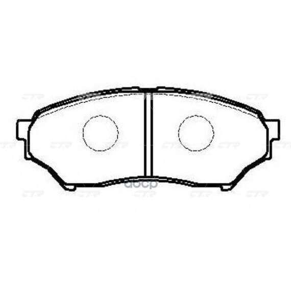 Купить КОЛОДКИ ТОРМОЗНЫЕ ДИСКОВЫЕ ПЕРЕДНИЕ MITSUBISHI MONT (СТАРЫЙ АРТ. CKM-35) GK0603