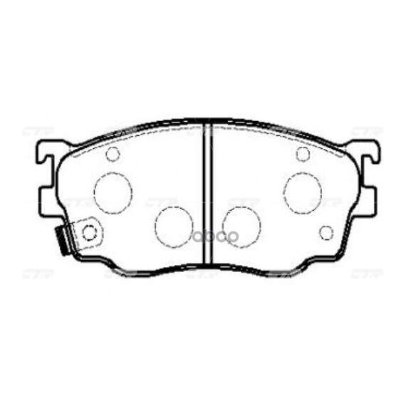 Купить КОЛОДКИ ТОРМОЗНЫЕ ДИСКОВЫЕ ПЕРЕДНИЕ MAZDA 626 GW 1 (СТАРЫЙ АРТ. CKMZ-19) GK0665