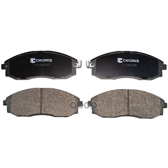 Купить ТОРМОЗНЫЕ КОЛОДКИ ПЕРЕДНИЕ, LOW METALLIC C11CR0265