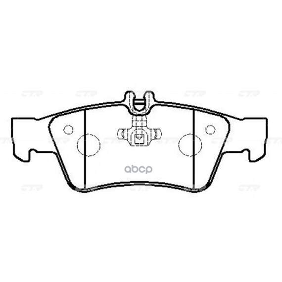 Купить КОЛОДКИ ТОРМОЗНЫЕ ДИСКОВЫЕ ЗАДНИЕ MB W211/S211 2.0-2.4/2.0CDI-2.7CDI 02/SL R230 5.0/5.5 AMG 01 (СТАРЫЙ АРТ. CKBZ-13) GK0040