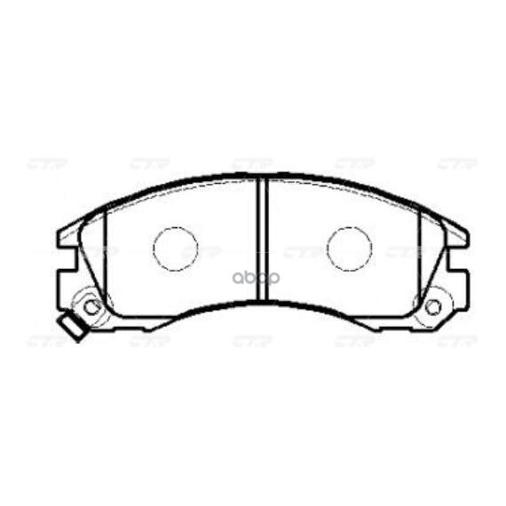 Купить КОЛОДКИ ТОРМОЗНЫЕ ДИСКОВЫЕ MITSUBISHI GALANT IV-VI, PAJERO II-III, PEUGEOT 4007 (СТАРЫЙ АРТ. CKM-14) GK0582