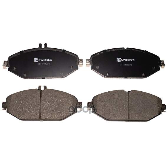 Купить ТОРМОЗНЫЕ КОЛОДКИ ПЕРЕДНИЕ, LOW METALLIC C11CR0235