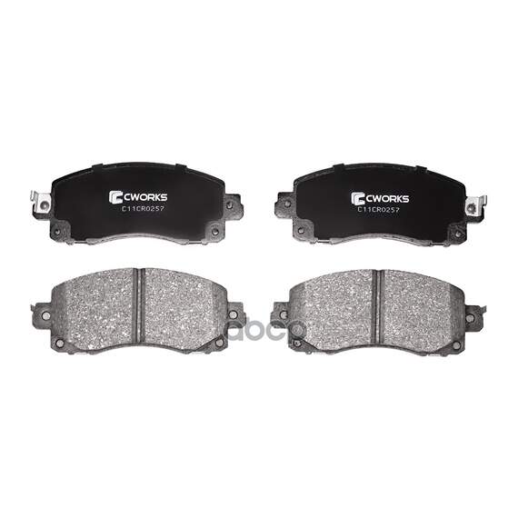 Купить ТОРМОЗНЫЕ КОЛОДКИ ПЕРЕДНИЕ, LOW METALLIC C11CR0257