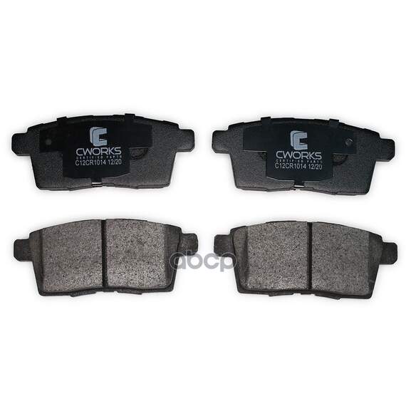 Купить ТОРМОЗНЫЕ КОЛОДКИ ЗАДНИЕ LOW METALLIC C12CR1014