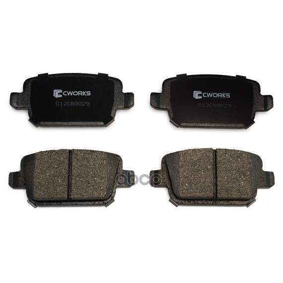 Купить ТОРМОЗНЫЕ КОЛОДКИ ЗАДНИЕ LOW METALLIC C12CR0029