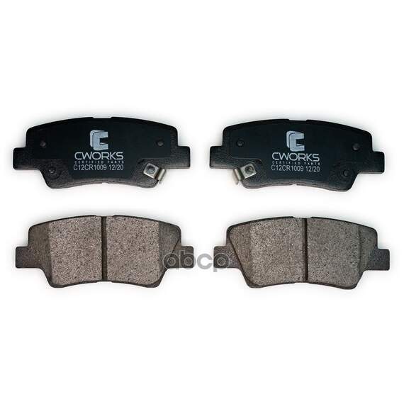 Купить ТОРМОЗНЫЕ КОЛОДКИ ЗАДНИЕ LOW METALLIC C12CR1009