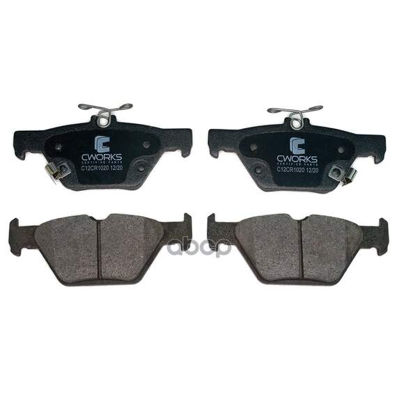 Купить ТОРМОЗНЫЕ КОЛОДКИ ЗАДНИЕ LOW METALLIC C12CR1020