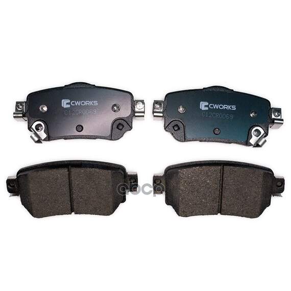 Купить ТОРМОЗНЫЕ КОЛОДКИ ЗАДНИЕ LOW METALLIC C12CR0069