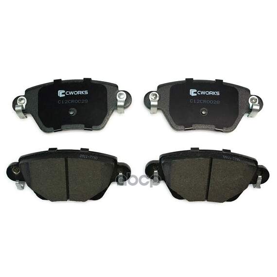 Купить ТОРМОЗНЫЕ КОЛОДКИ ЗАДНИЕ LOW METALLIC C12CR0028