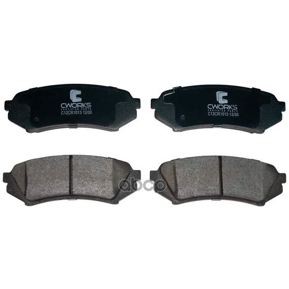 Купить ТОРМОЗНЫЕ КОЛОДКИ ЗАДНИЕ LOW METALLIC C12CR1013