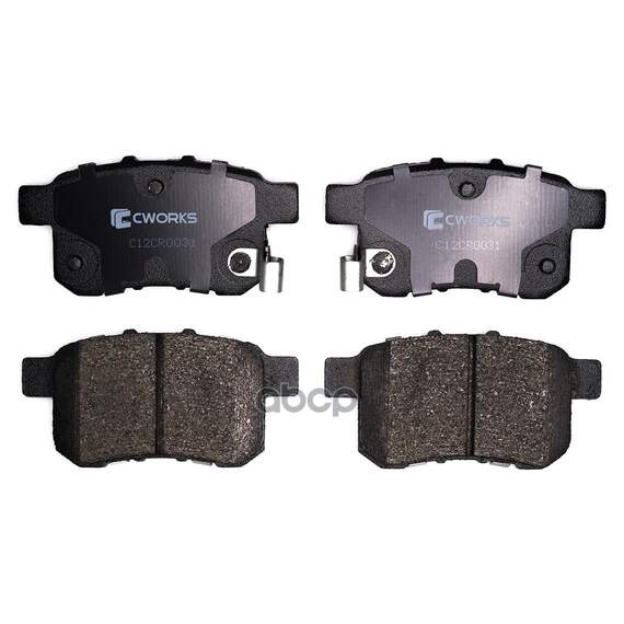Купить ТОРМОЗНЫЕ КОЛОДКИ ЗАДНИЕ LOW METALLIC C12CR0031
