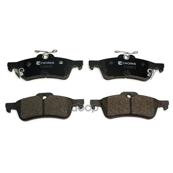 Купить ТОРМОЗНЫЕ КОЛОДКИ ЗАДНИЕ LOW METALLIC C12CR0032