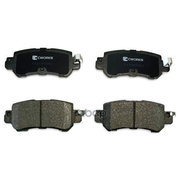 Купить ТОРМОЗНЫЕ КОЛОДКИ ЗАДНИЕ LOW METALLIC C12CR0061