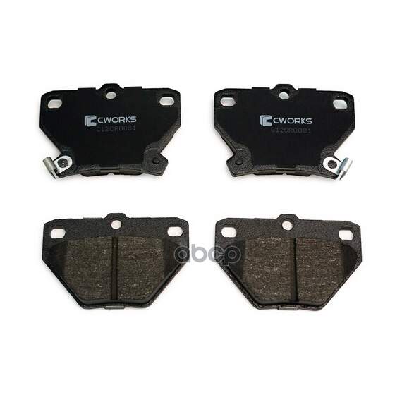 Купить ТОРМОЗНЫЕ КОЛОДКИ ЗАДНИЕ LOW METALLIC C12CR0081