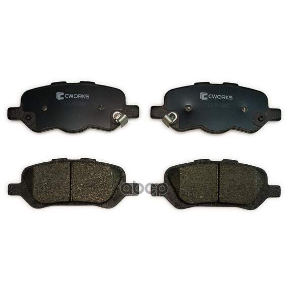 Купить ТОРМОЗНЫЕ КОЛОДКИ ЗАДНИЕ LOW METALLIC C12CR0080